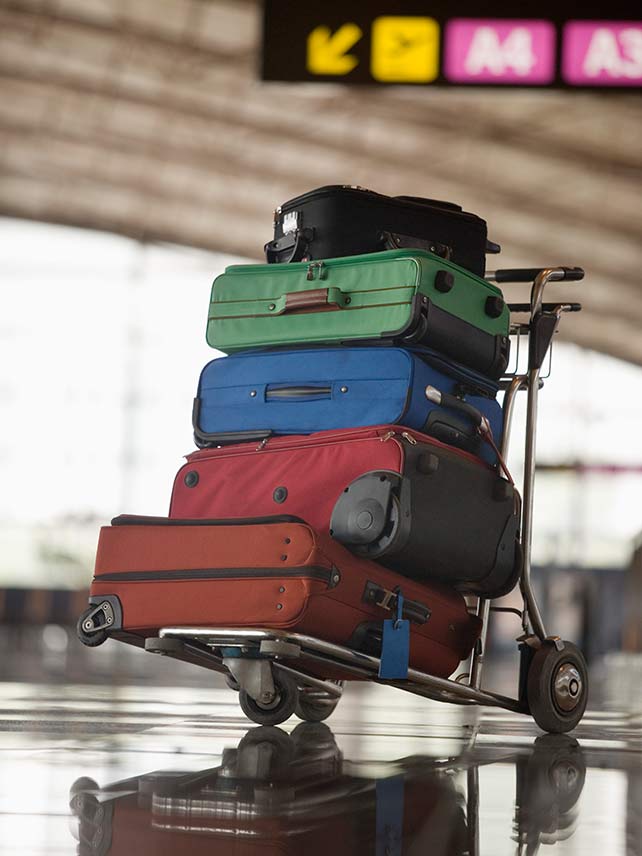 Your bags must fit into the baggage gauge at check-in and be big enough to fit any airport purchases © Getty