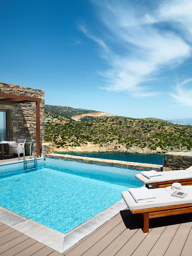 A villa at Crete’s Daios Cove
