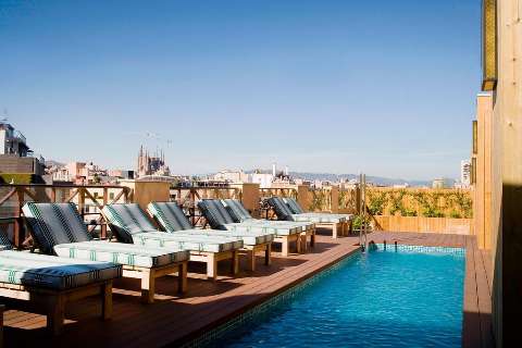 Accommodation - Cotton House Hotel, Autograph Collection - Pool view - Barcelona