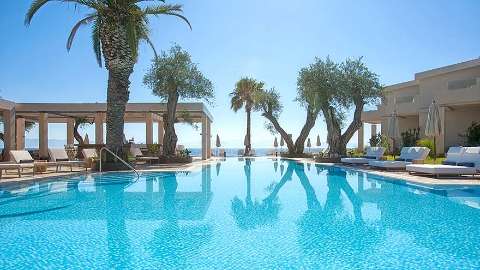 Accommodation - Domes Miramare, a Luxury Collection Resort - Pool view - Corfu