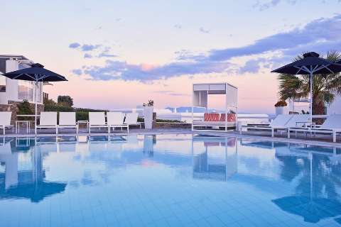 Accommodation - Archipelagos Luxury Hotel - Pool view - MYKONOS