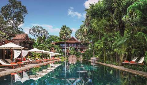 Accommodation - La Residence d Angkor A Belmond Hotel Siem Reap - Pool view - Siem Reap