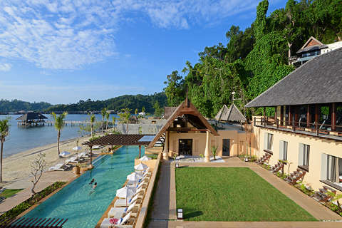 Accommodation - Gaya Island Resort - Exterior view - Borneo