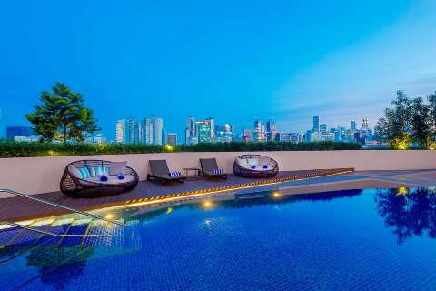 Accommodation - Hilton Garden Inn Singapore Serangoon - Pool view - Singapore