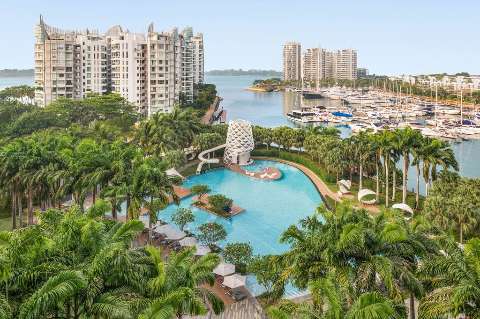 Accommodation - W Singapore Sentosa Cove - Pool view - Singapore