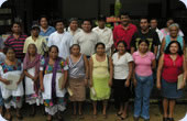 Groupe au Mexique.