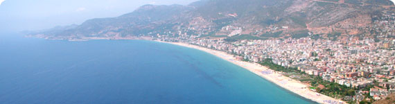 View of Antalya coastline.