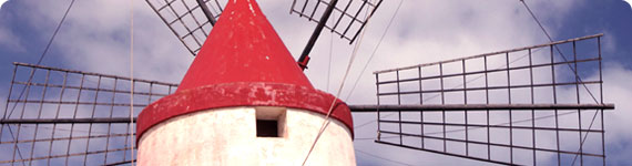Windmill in Catania.