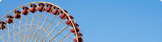 Ferris wheel at Navy Pier, Chicago.
