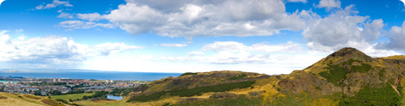 View of Edinburgh.