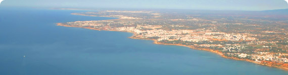 View from flight to Faro.
