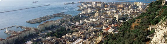 Gibraltar's cable car.