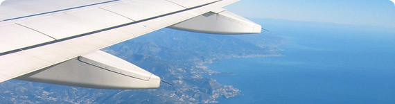 Flight over Nice.