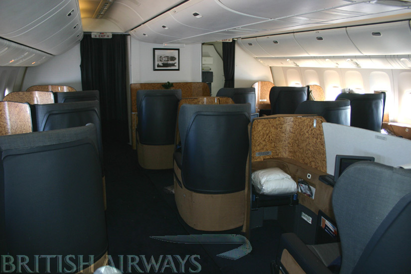 British Airways Boeing B777 First cabin