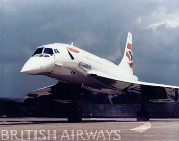 Concorde in the Chatham livery