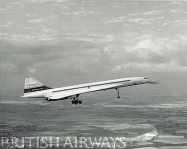 Concorde airborne