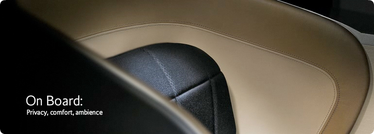 Riservatezza, comodità, atmosfera.