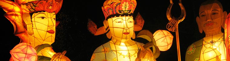 Buddhist float from a Buddha's birthday parade in Seoul.