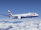 A Boeing 787 in BA livery.