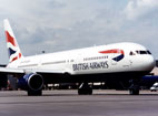 A British Airways Boeing 767.
