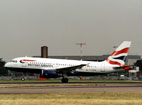 A British Airways Airbus A319.