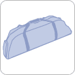 A field hockey player bag.