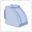 A ski boot bag.