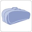A tennis racket bag.