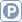 Car parking icon.