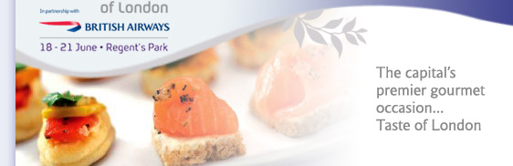 The capital's premier gourmet occasion&hellip; Taste&nbsp;of&nbsp;London.