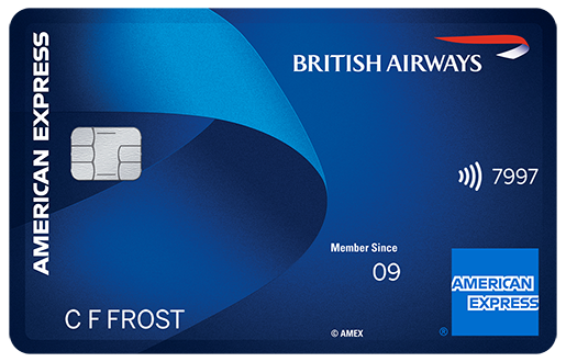 British Airways AMEX credit card.