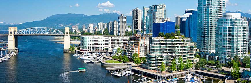 Hermosa vista de Vancouver.