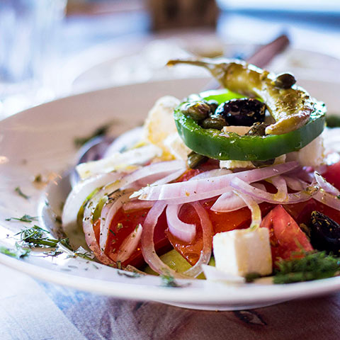 Griechischer Salat.