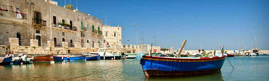 Bari harbour.