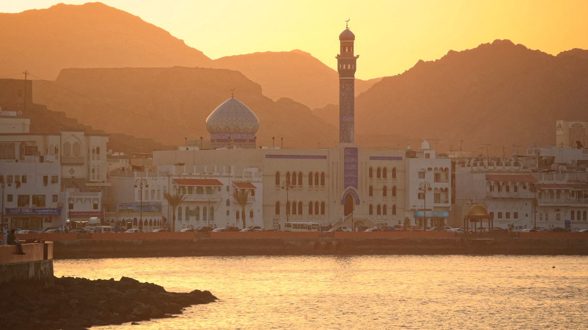 Mutrah Corniche in Muscat, Oman.