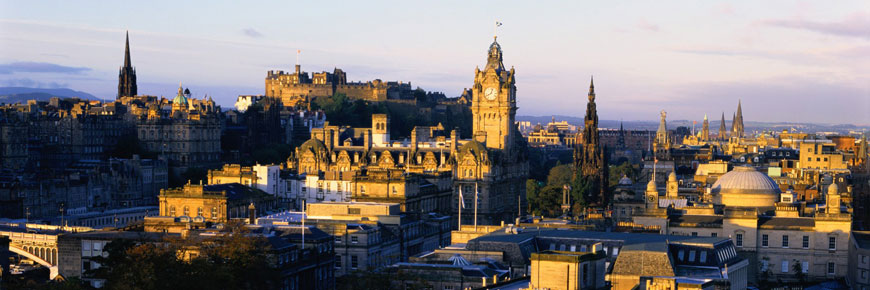 Blick über Edinburgh.