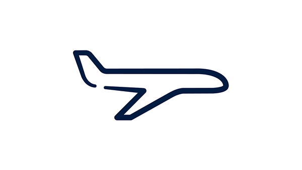 Simbolo di aeromobile.