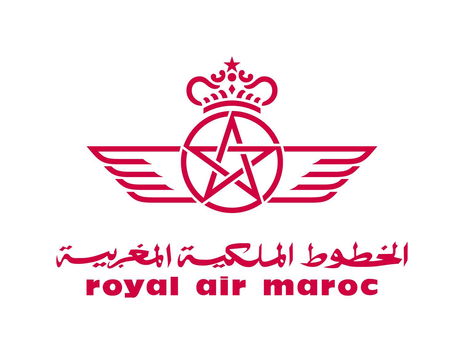 摩洛哥皇家航空徽标。
