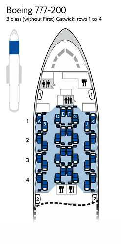 British Airways Business Class Seating Chart