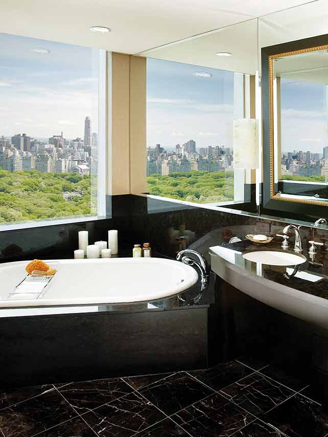 Oriental Suite bathroom at the Mandarin Oriental New York
