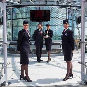 Ambassadors welcome to British Airways i360