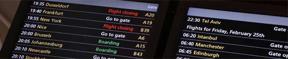 Flights to Entebbe.