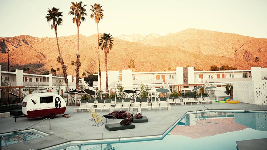 Relax and refresh at the Ace Hotel Palm Springs © Douglas Lyle Thompson