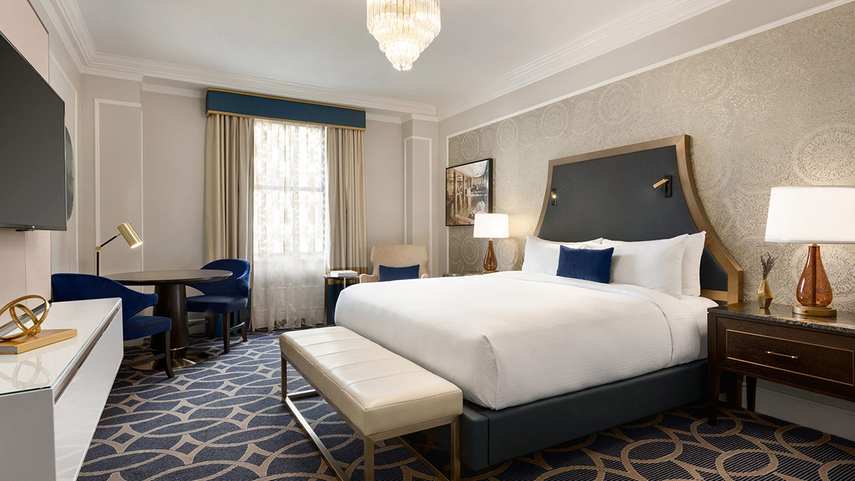 Get a good night’s sleep at the Fairmont Hotel Vancouver.