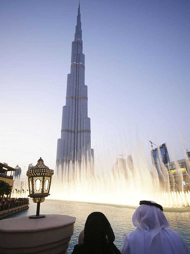 Le plus haut bâtiment du monde, le Burj Khalifa, Dubaï © Getty Images