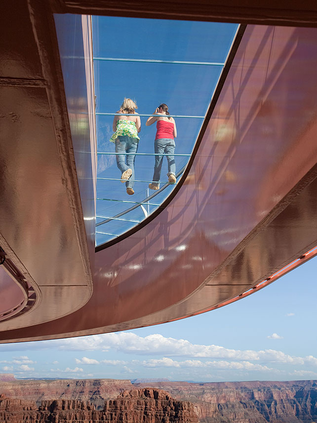 Skywalk over the Grand Canyon. ©National Geographic Creative / Alamy Stock Photo.