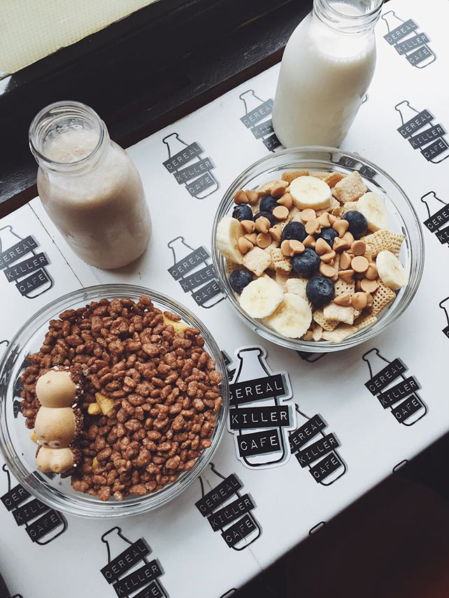 Cereal Killer Café de Brick Lane © Instagram/@livvflorence