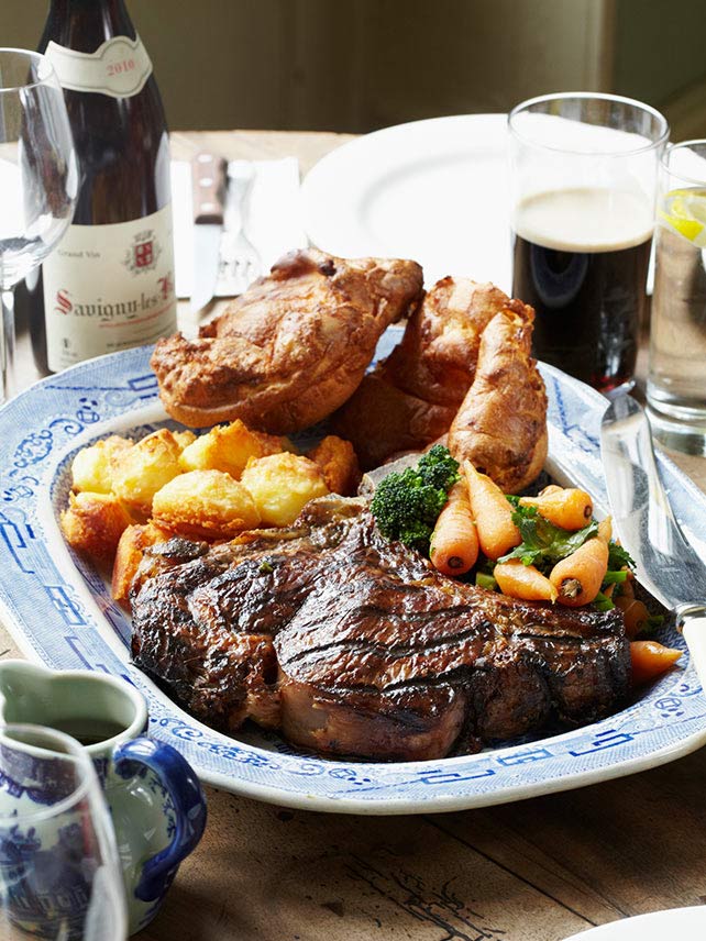 Sunday roast at The Drapers Arms is legendary