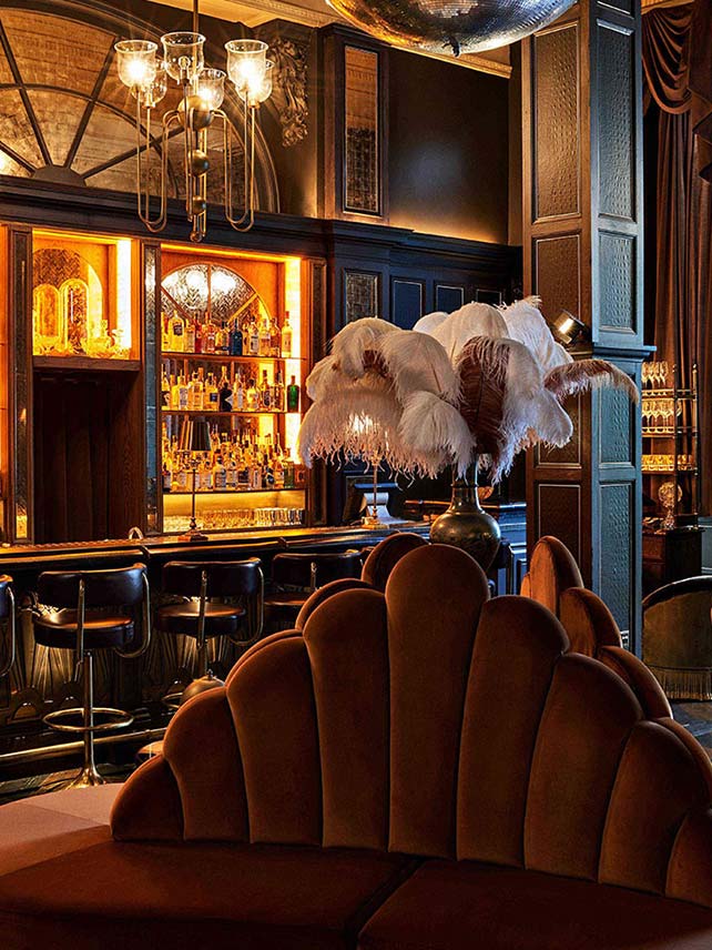 Il cocktail bar Fitz's presso il Kimpton Fitzroy London. © Kimpton Hotel & Restaurant Group.