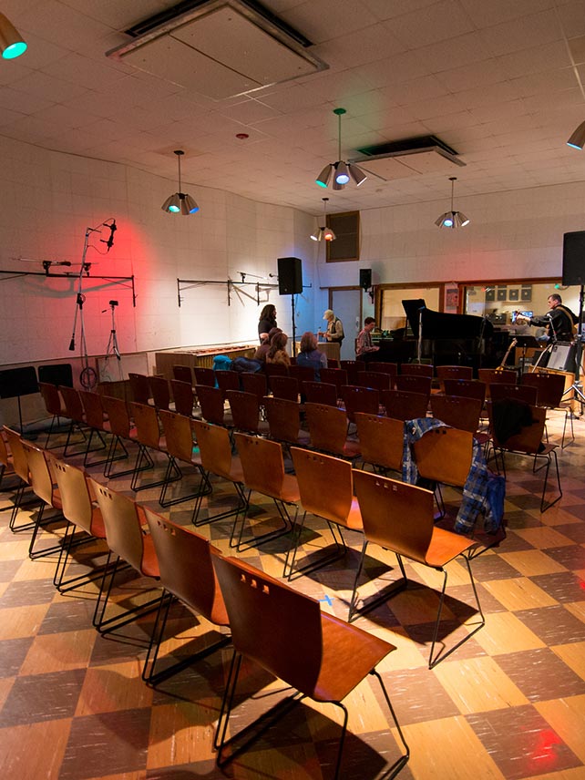 Inside historic RCA Studio B. ©CK Photo. Courtesy of Country Music Hall of Fame and Museum.